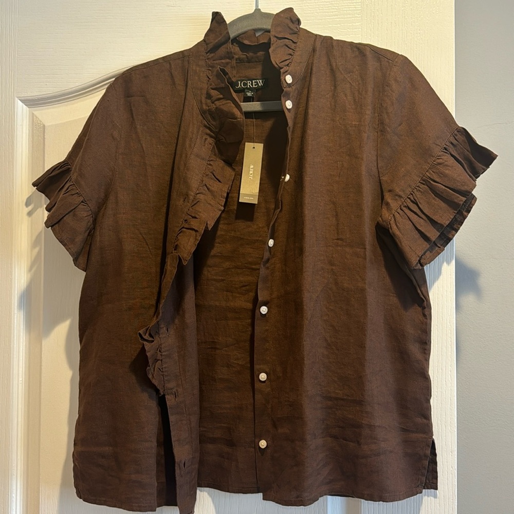 JCREW button up shirt never worn with tags